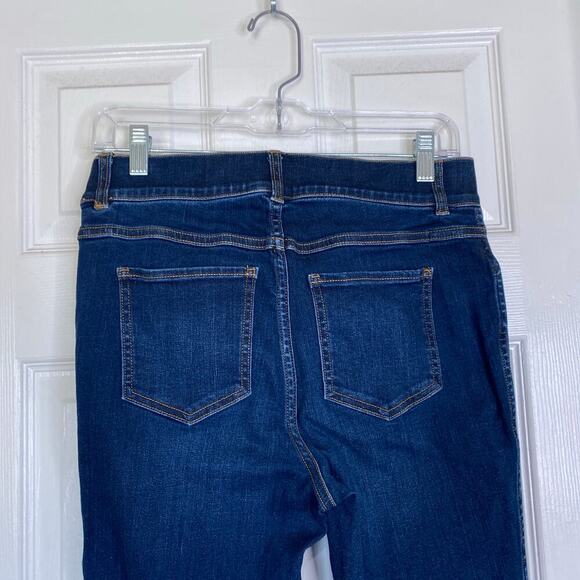 SPANX Ankle Skinny Jeans Blue Wash Size Medium 20342R Shaping - Picture 6 of 8